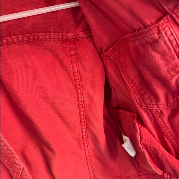 Free People Red Rumors Demin Jacket - Picture 9 of 11